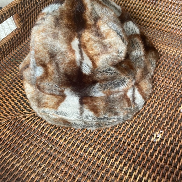 Albertus Swanepoel Faux Fur Hat - Brown - Picture 3 of 6